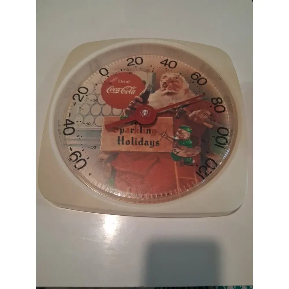 Vintage 1994 Coca Cola Santa Claus Wall Thermometer Taylor 12